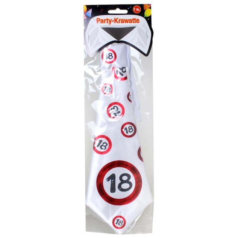 Krawatte Geburtstag 18 Jahre 