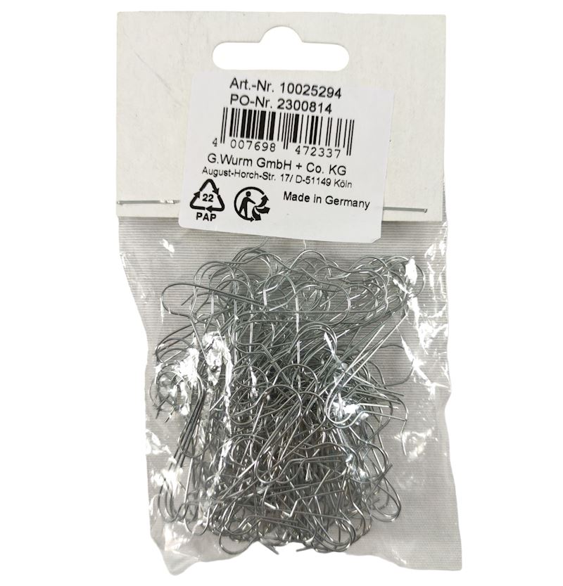 Weihnachtsbaumschmuck Aufhänger silber Metall 4cm